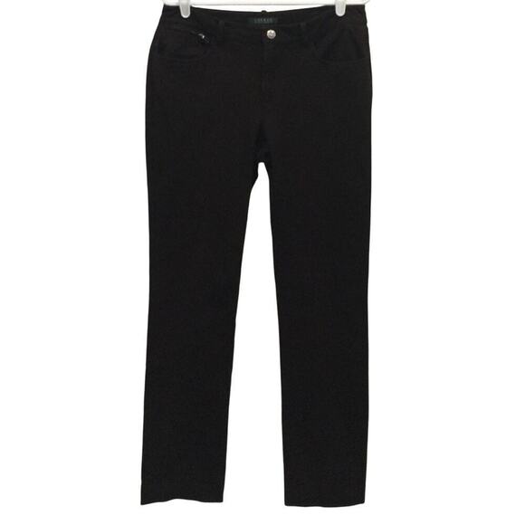 Lauren Ralph Lauren Womens Straight Leg Pants Size 8 Chocolate Brown Classic - Picture 1 of 7